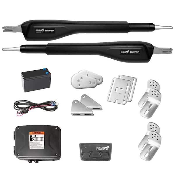 NEW - Mighty Mule Heavy Duty Dual Swing Automatic Gate Opener with Battery, up to 850 lb. per