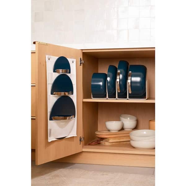 CARAWAY HOME 9-Piece Ceramic Nonstick Cookware Set in Navy CW-CSET-R06