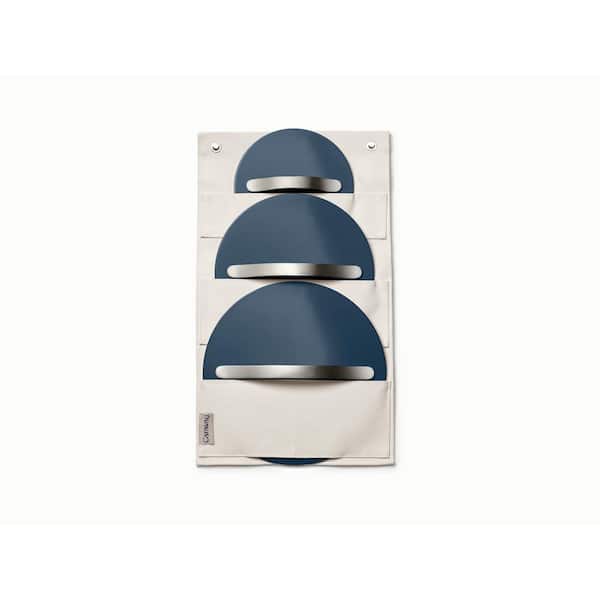CARAWAY HOME 9-Piece Ceramic Nonstick Cookware Set in Navy CW-CSET-R06