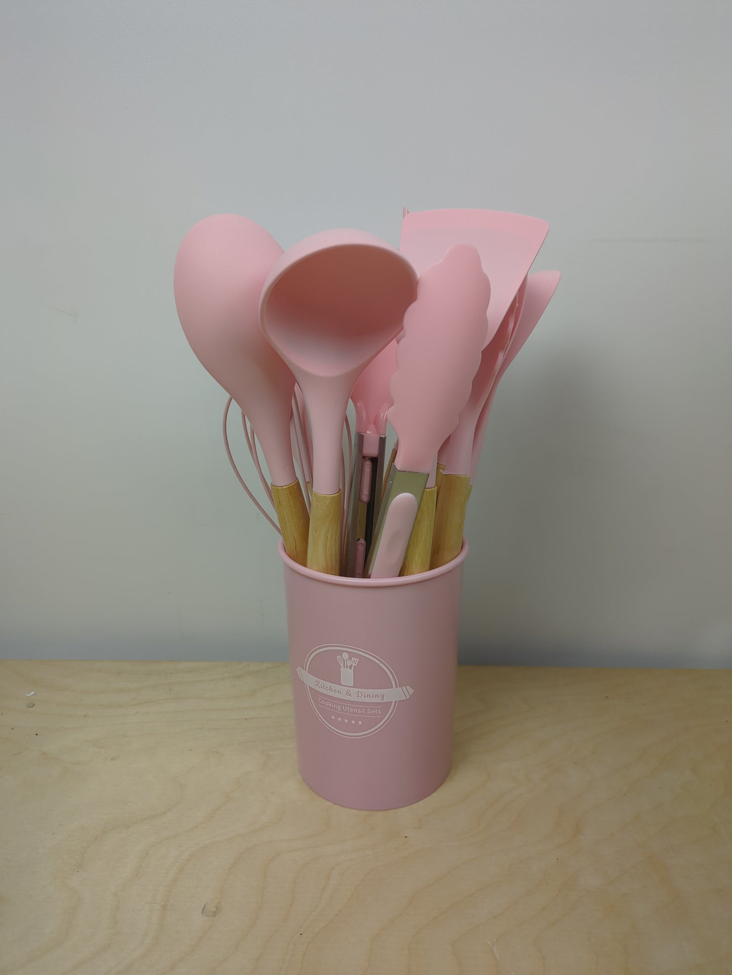 12 Piece Kitchen Utensil Set - Pink