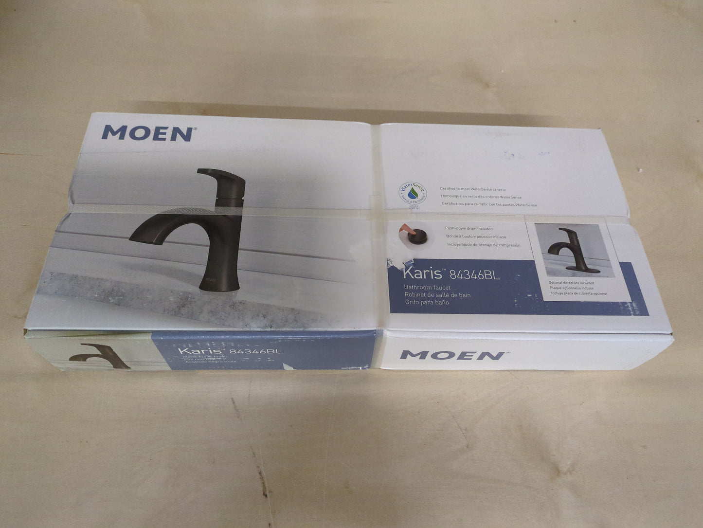 Moen Karis Single Hole Bathroom Faucet
