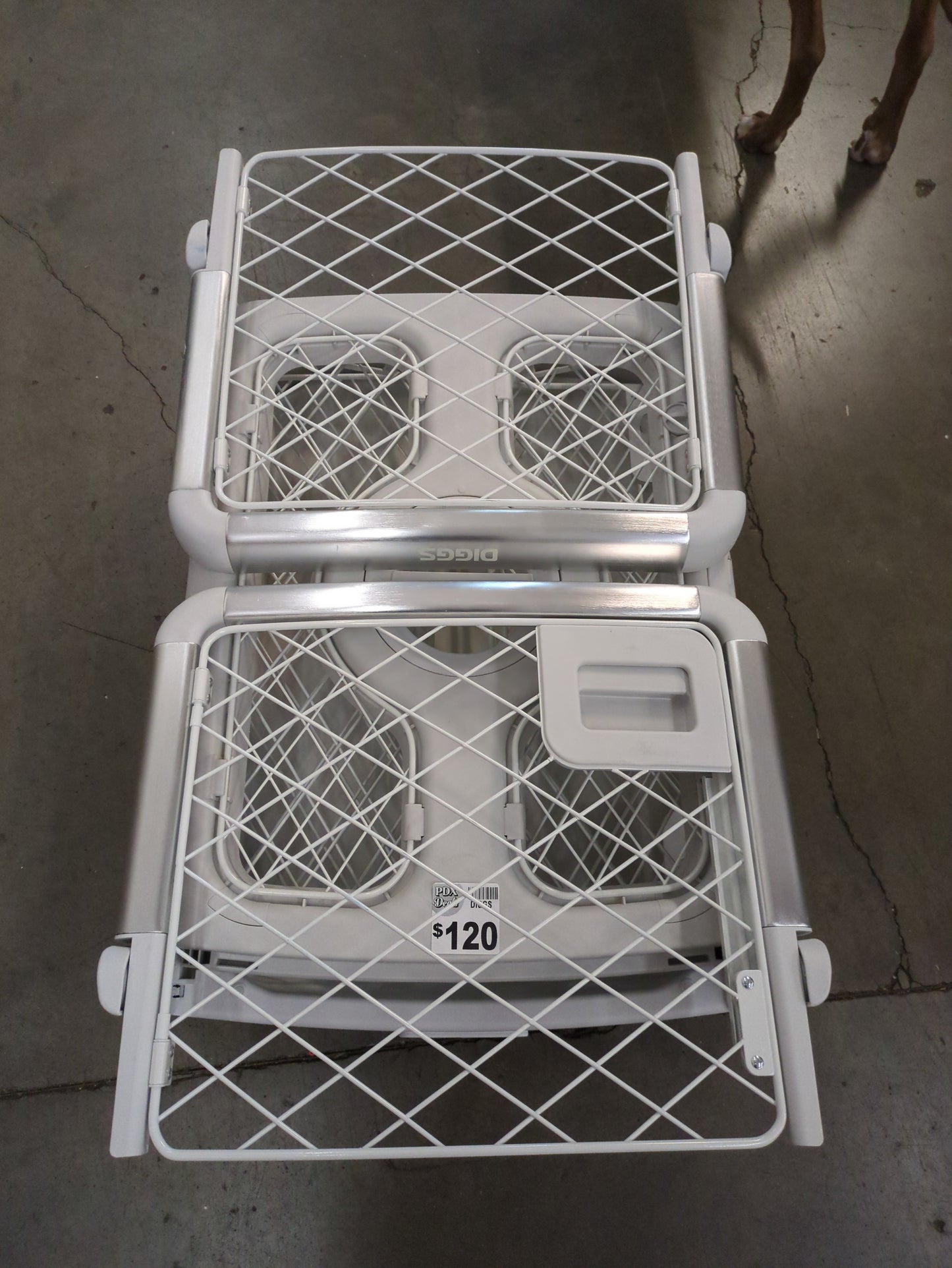 Diggs Revol Collapsible Dog Crate and Pad Set, Small - Retail $250