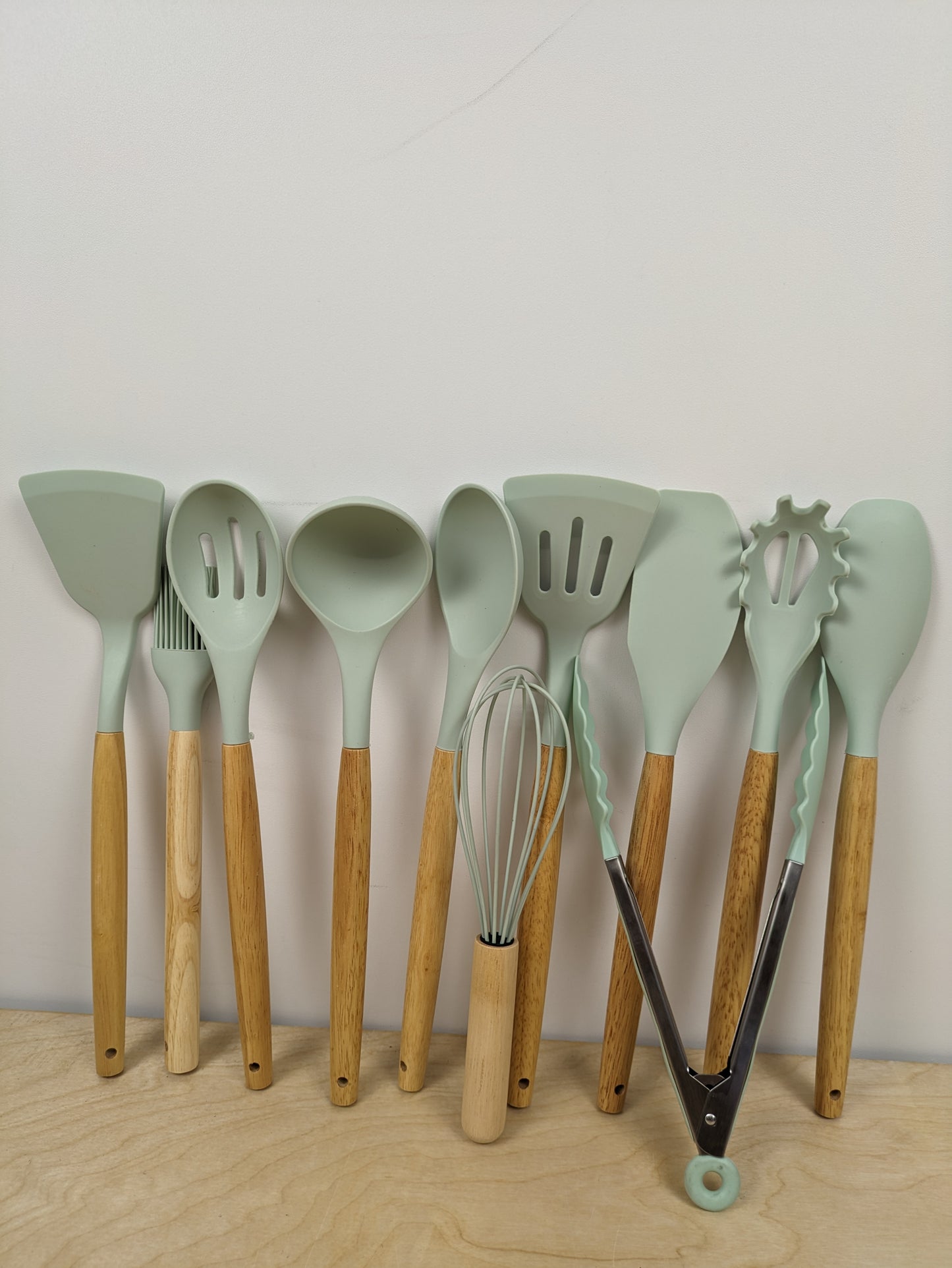 12 Piece Kitchen Utensil Set - Seafoam