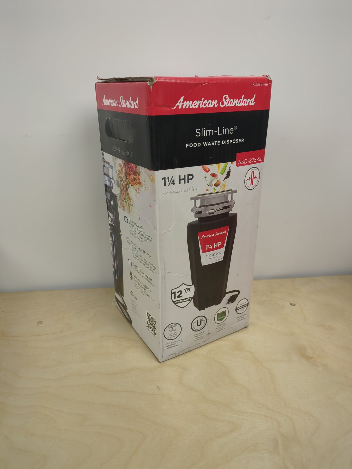 American Standard Slim-Line 1.25HP Garbage Disposer