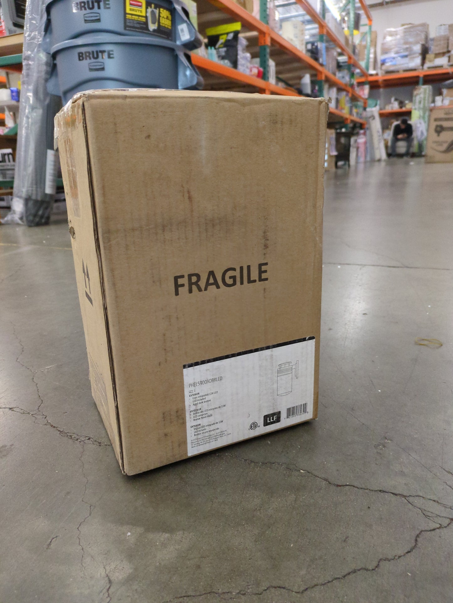 Park Harbor Bakman 9" Tall LED Outdoor Wall Sconce