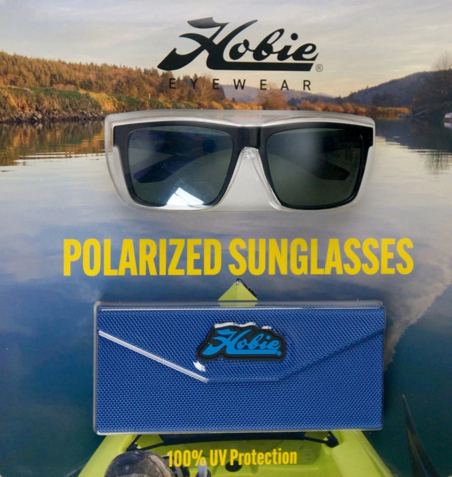 Hobie Polarized Sunglasses 100% UV Protection with Case