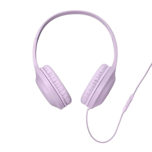 Wired On-Ear Headphones - heyday Soft Purple: 3.5mm Jack, Built-In Microphone