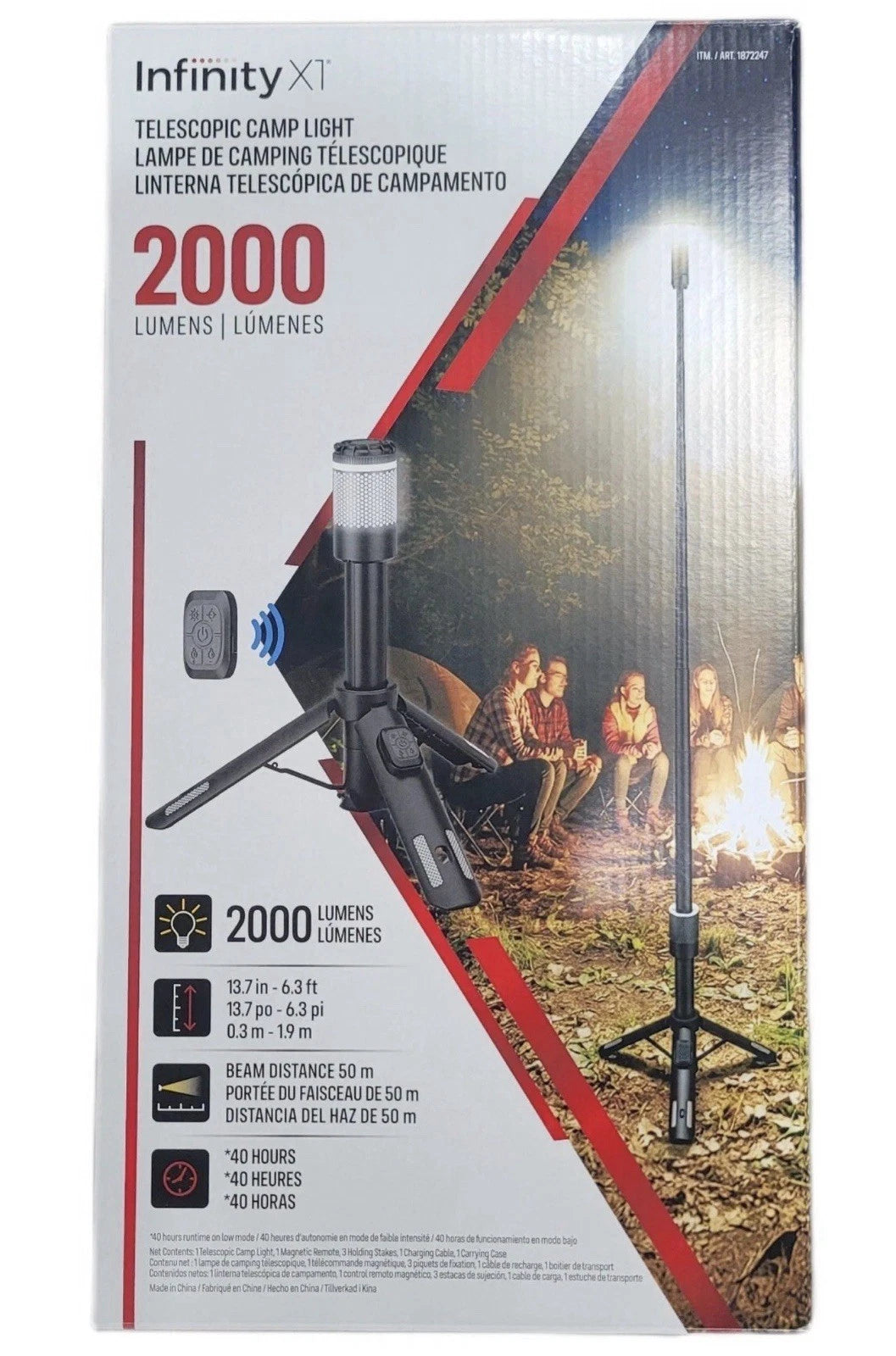 Infinity 2000 Lumen Camp Light