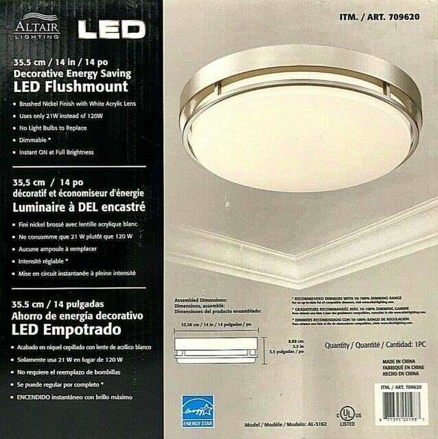 Altair Lighting LED Ceiling Light 14" - Retail $26