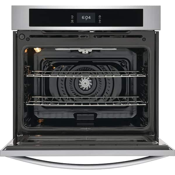 Frigidaire 30 in. Single Electric Built-In Wall Oven with Convection in Stainless Steel FCWS3027AS
