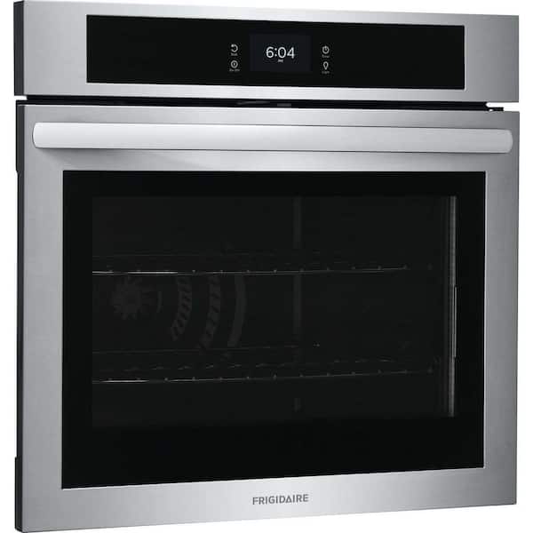 Frigidaire 30 in. Single Electric Built-In Wall Oven with Convection in Stainless Steel FCWS3027AS