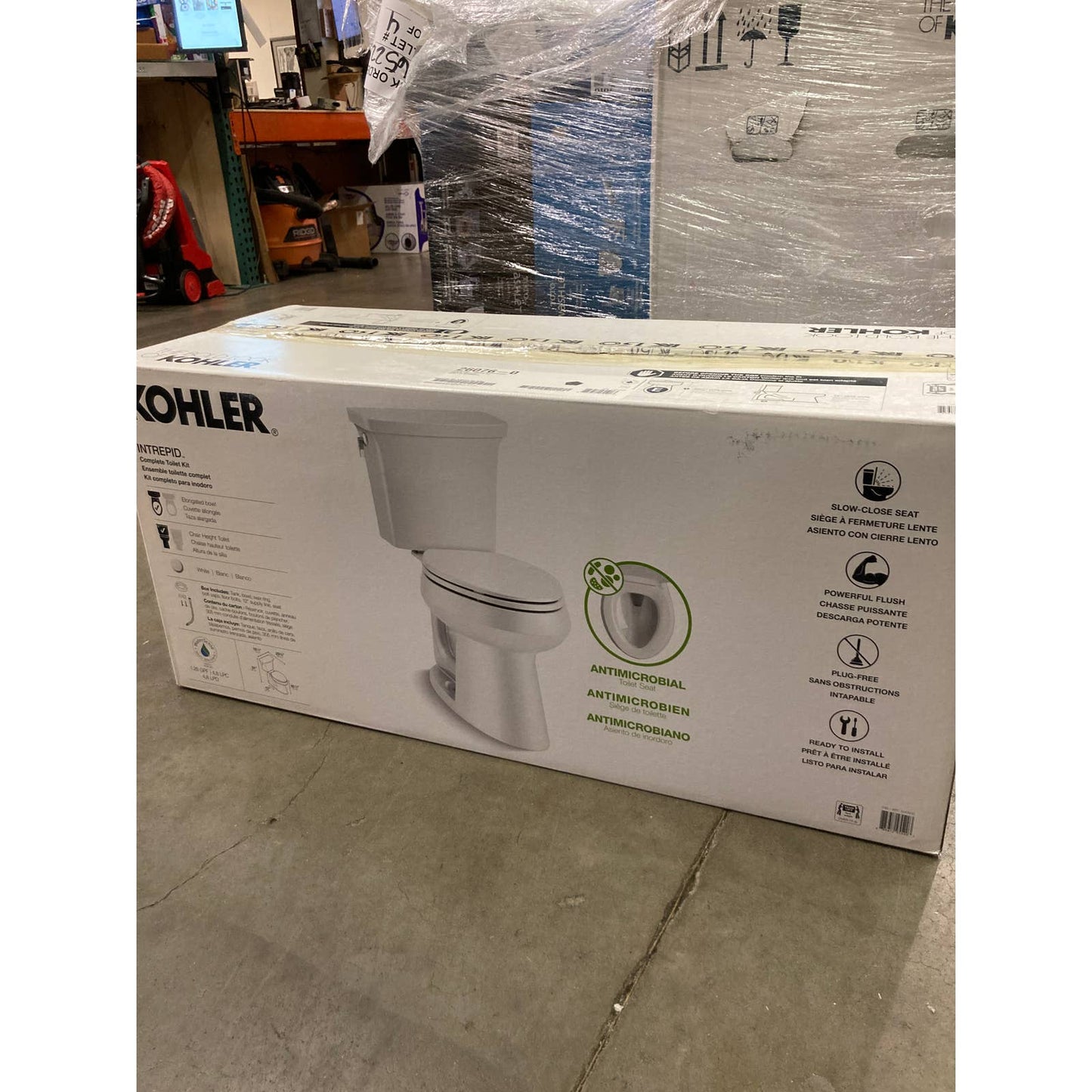 NEW - Kohler Comfort Height 2-Piece Elongated Toilet - Retail $199
