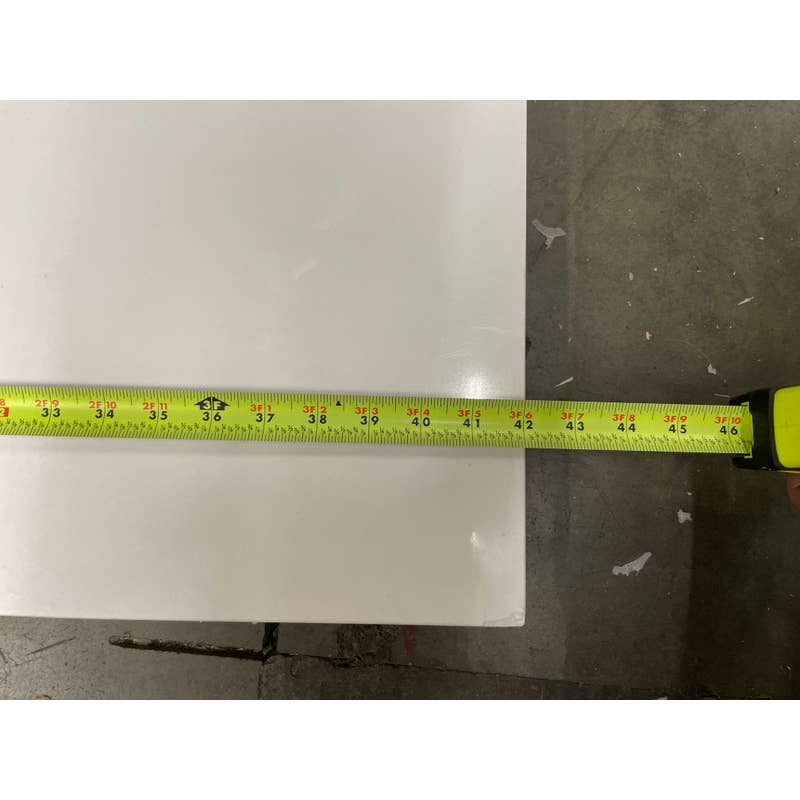 Quartz Bathroom Countertop - 42" x 22" - 3 Hole