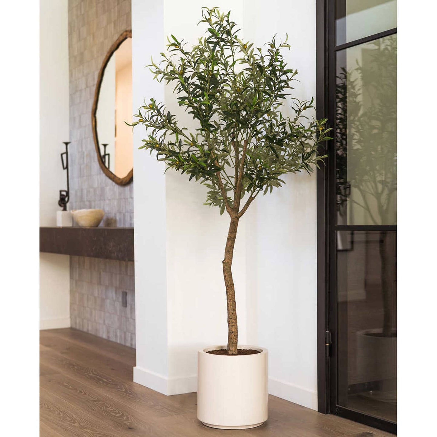 Like NEW - Costco - Faux 6.5' Olive Tree - Retail $179