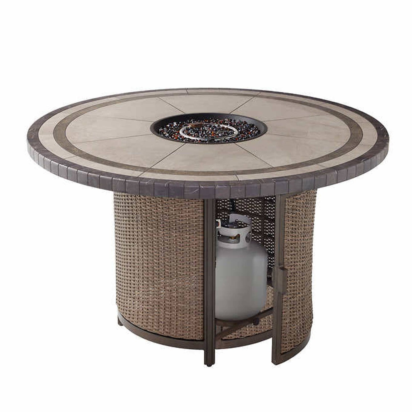 Costco - Agio Anderson 7-piece Fire Outdoor Patio Dining Set - Retail $1999