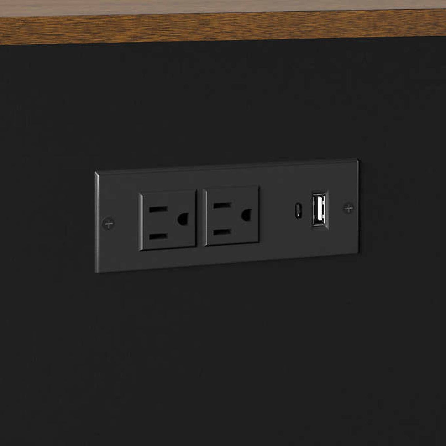 NEW - Costco - Tresanti Nathaniel Chairside Table with Power - Retail $139