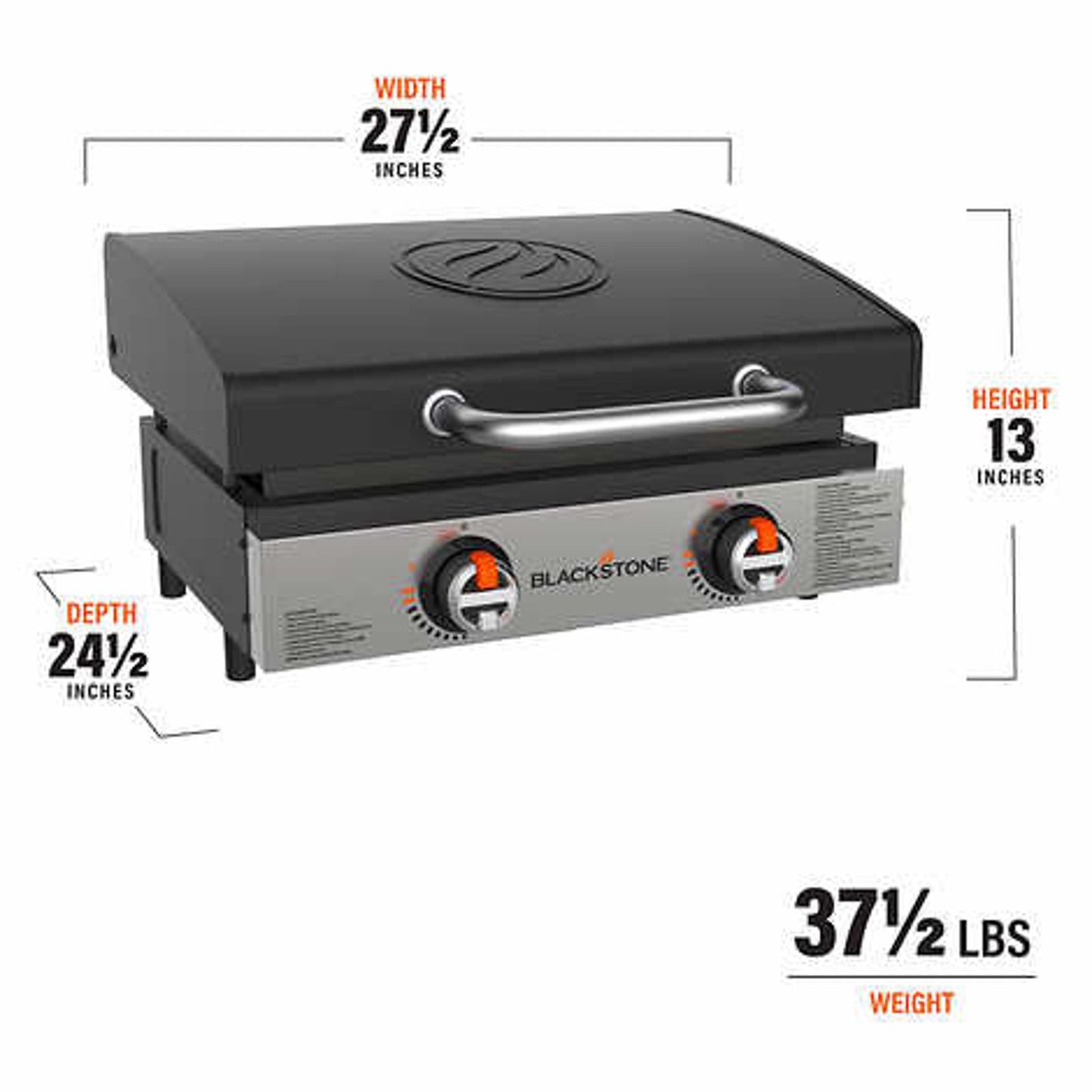 Blackstone Original 22in Griddle w/Hood and Carry Bag - Retail $199