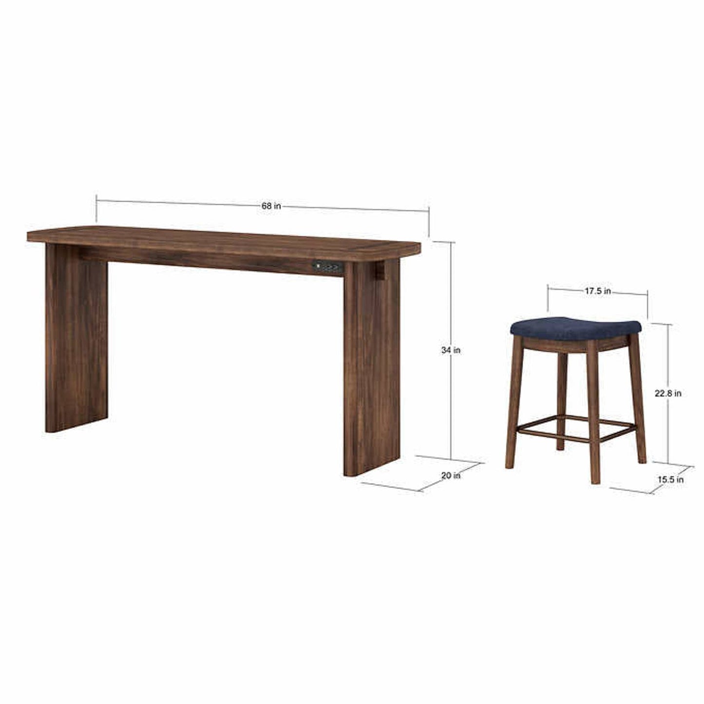 NEW - Costco - Isabel 4-piece Sofa Table Set - Retail $599
