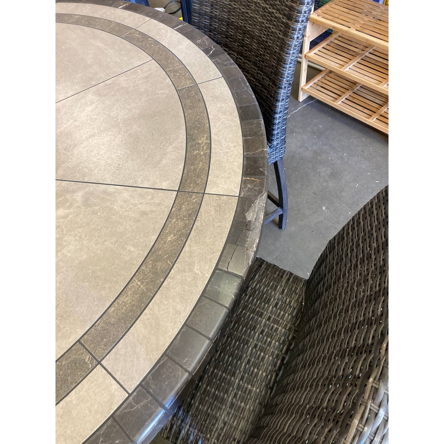 Costco - Agio Anderson 7-piece Fire Outdoor Patio Dining Set - Retail $1999