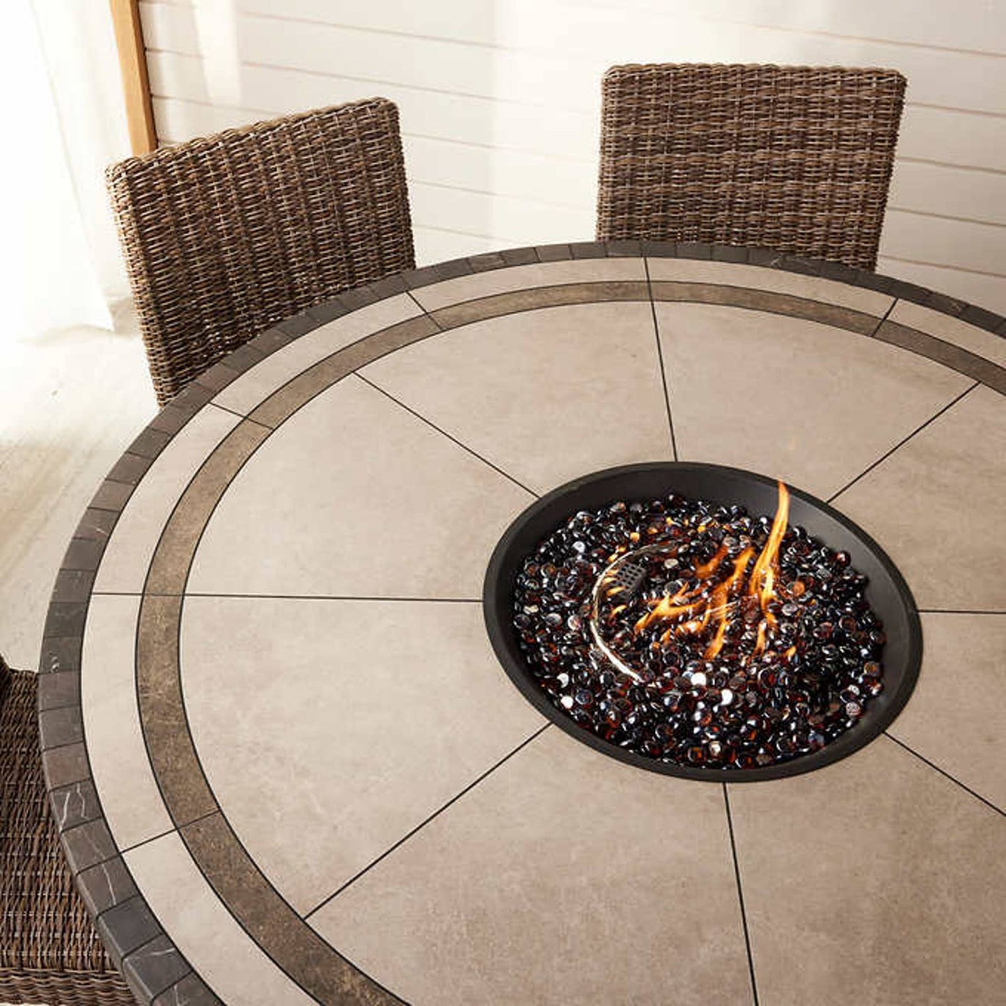 Costco - Agio Anderson 7-piece Fire Outdoor Patio Dining Set - Retail $1999