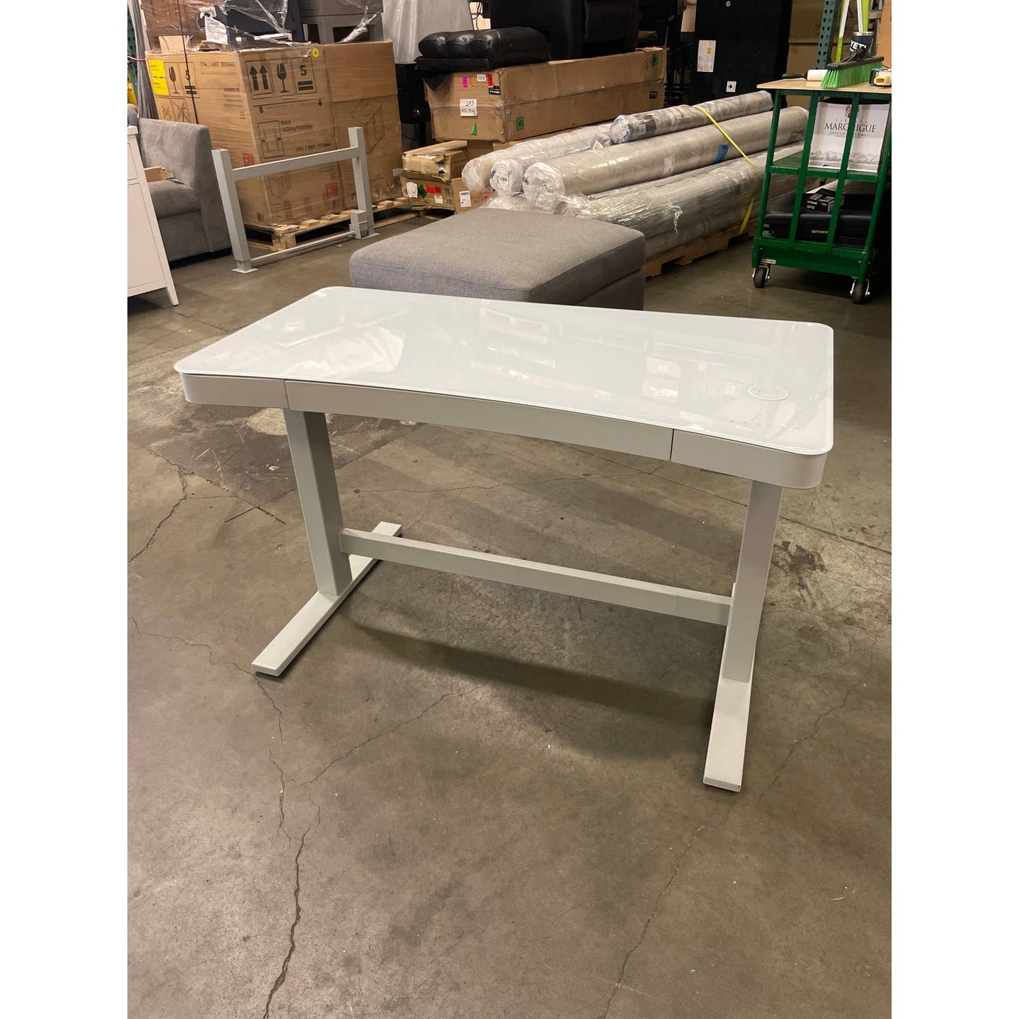Costco - Tresanti 47" Curved Adjustable Height Desk - Retail $359