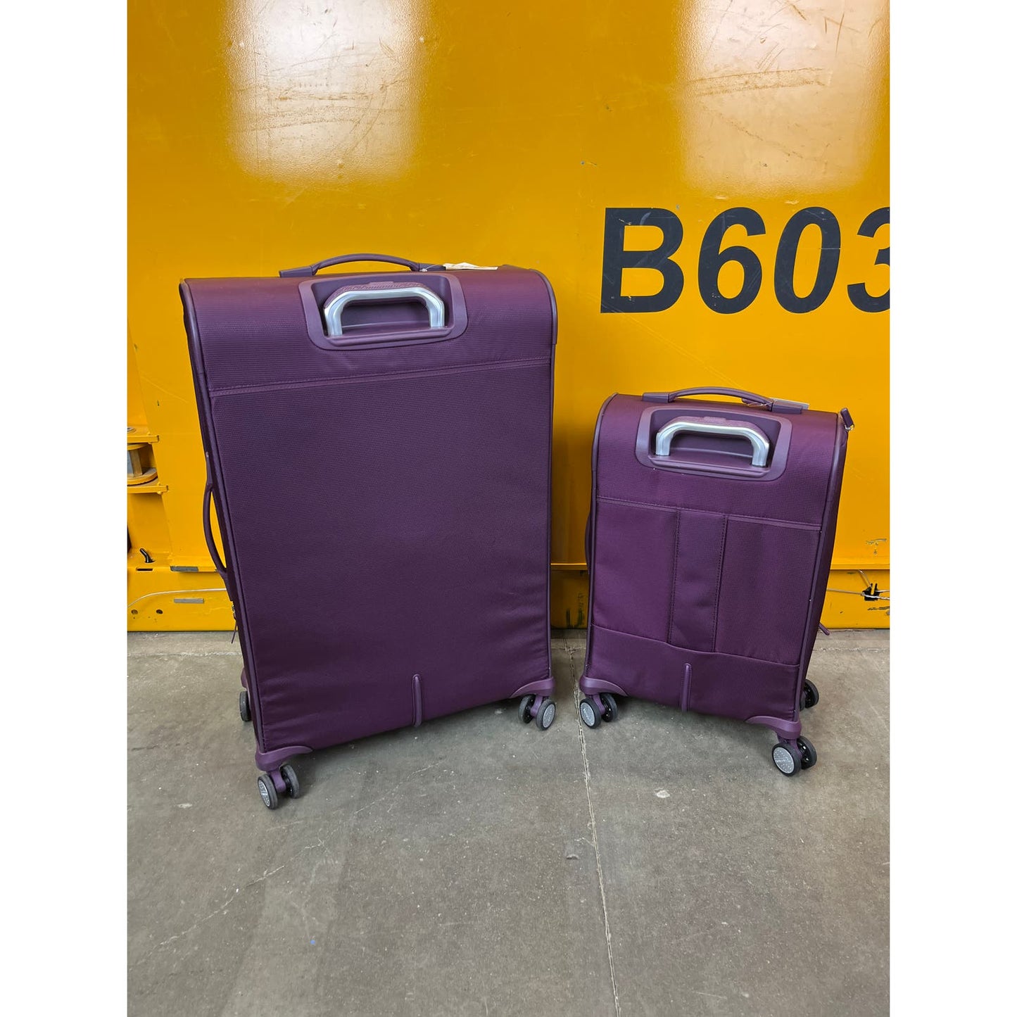 NEW - Samsonite Deep Purple Renew 2-piece Softside Set - Retail $199