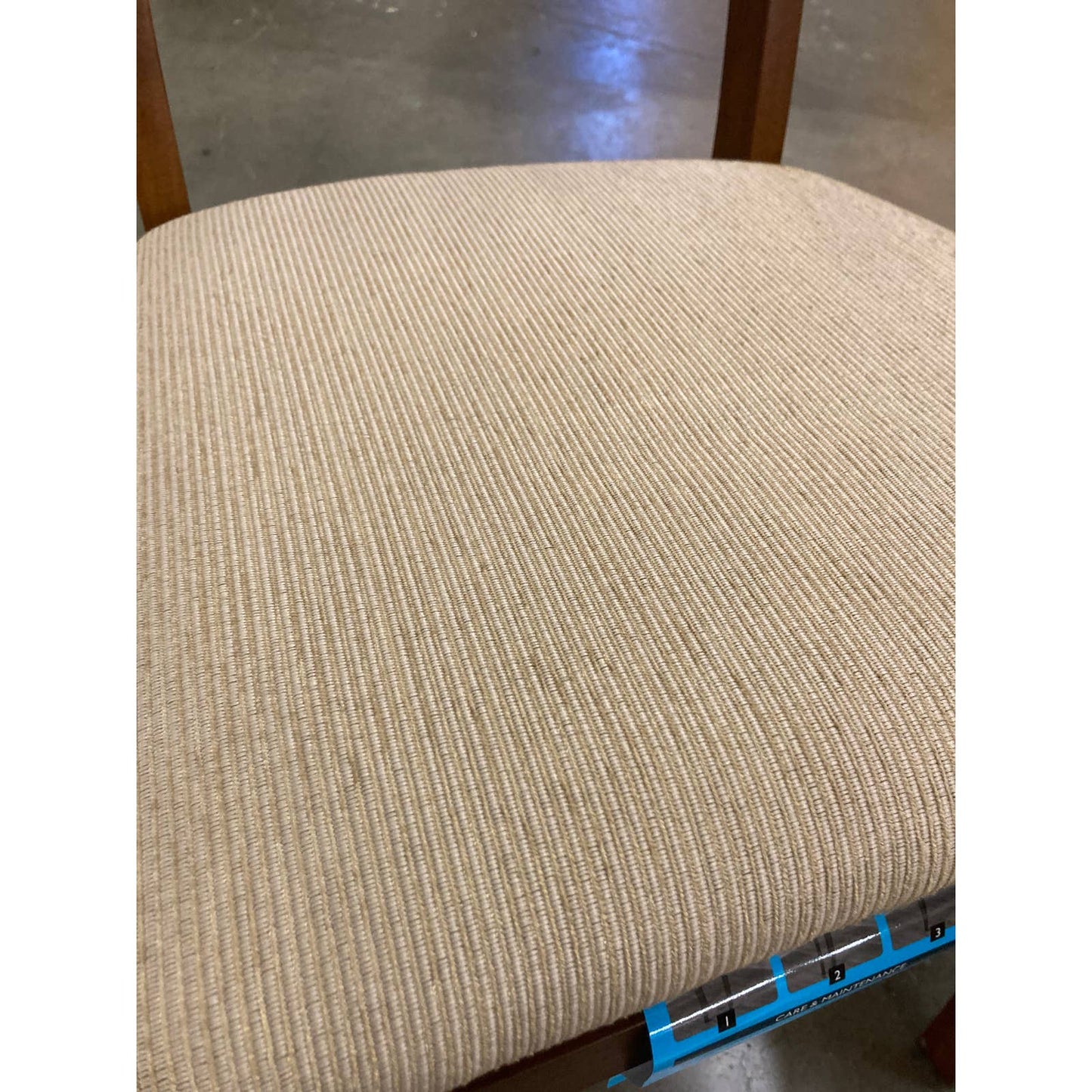 Costco - Stakmore Wood Upholstered Folding Chair, Fruitwood, 2-pack - Retail $99