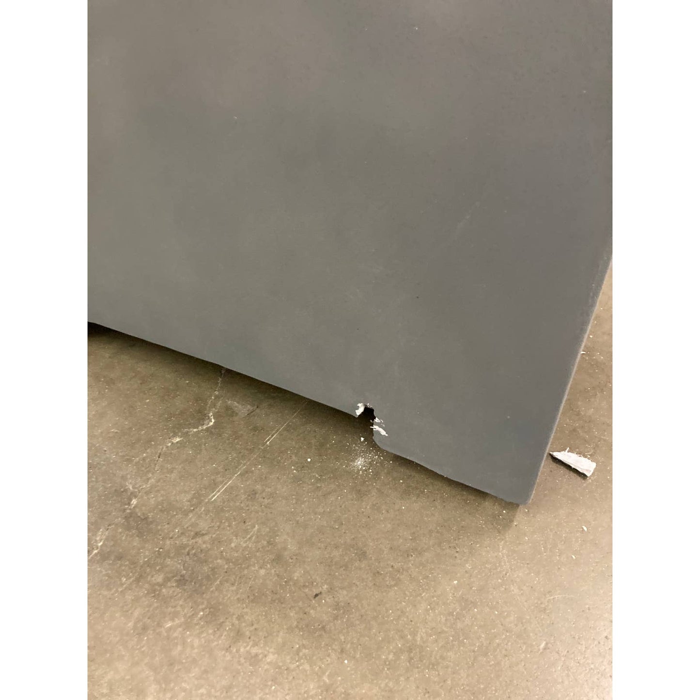 LIKE NEW - Costco - Bond Rectangle Faux Concrete Fire Pit with Tank Hideaway - Retail $399