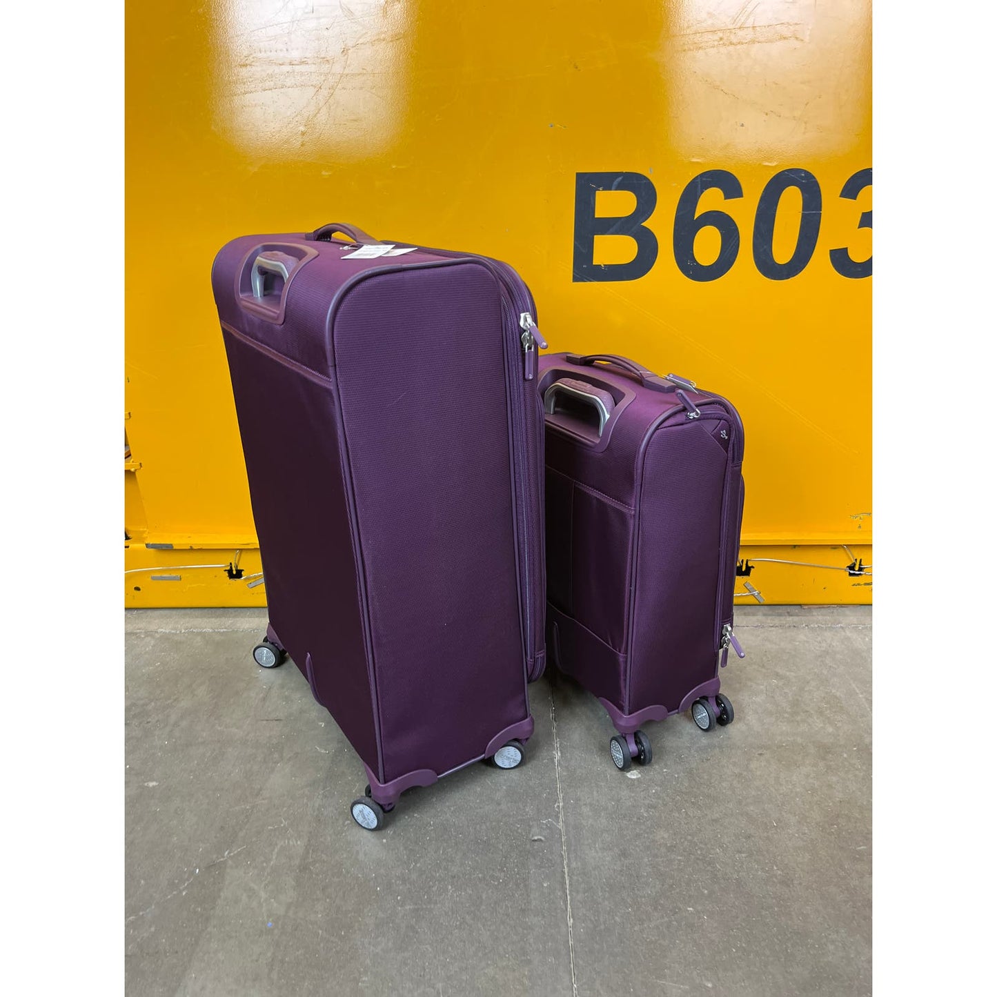 NEW - Samsonite Deep Purple Renew 2-piece Softside Set - Retail $199