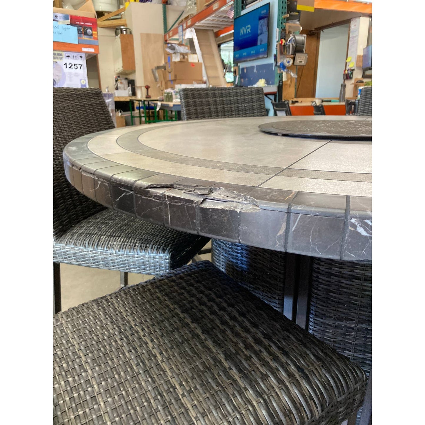 Costco - Agio Anderson 7-piece Fire Outdoor Patio Dining Set - Retail $1999