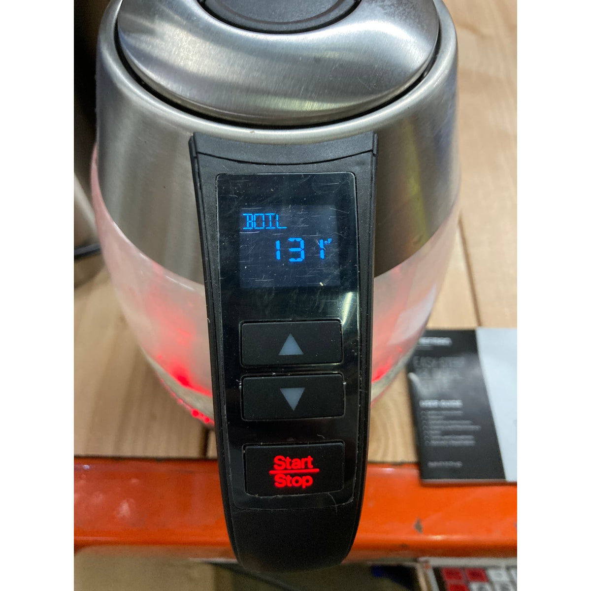 Chefman 1.8L Digital Precision Electric Kettle with Tea Infuser