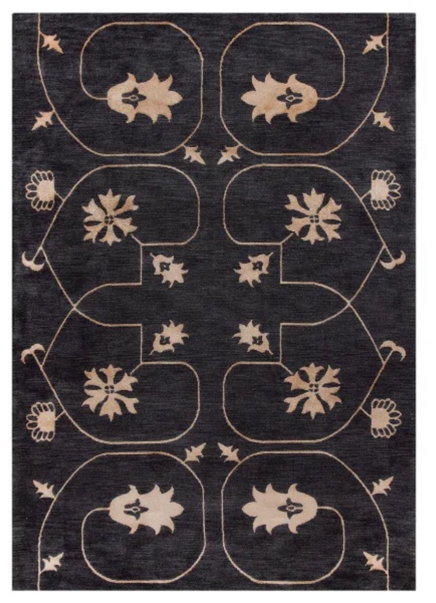 Hudson Living Tahara Area Rug, Charcoal Bisque, Rug Size: 7 ft. by 10 ft.