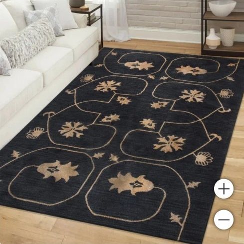 Hudson Living Tahara Area Rug, Charcoal Bisque, Rug Size: 7 ft. by 10 ft.