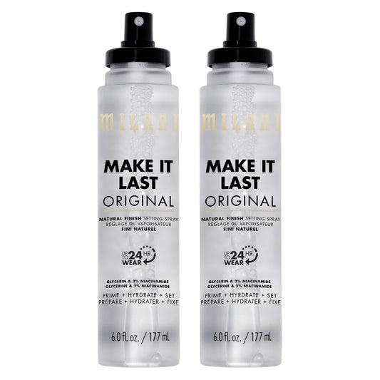 Milani Make it Last Original Natural Finish Setting Spray, 6.0 fl oz, 2-pack