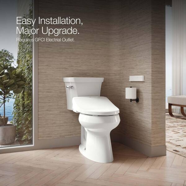 NEW - KOHLER Pure Wash E880 Electric Bidet Seat for Round Toilets with Remote Control in White
