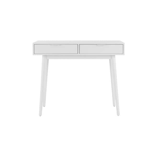 White Wood Desk (39.37 in W. X 31.50 in H.) DK1807222-WHT
