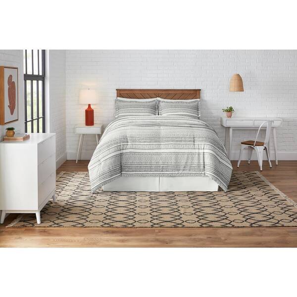 Nightstand 1 Drawer White Wood Nightstand (18 in. W x 26 in. H)